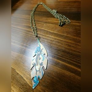 Metallic Coy Fish Charm Necklace NWOT